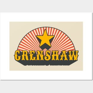 Los Angeles Crenshaw - Crenshaw LA - L.A. Crenshaw Logo - la crenshaw style Posters and Art